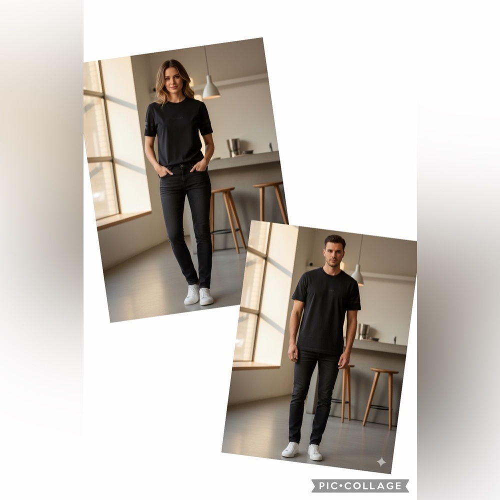 Black 100% Cotton T-Shirt size XL